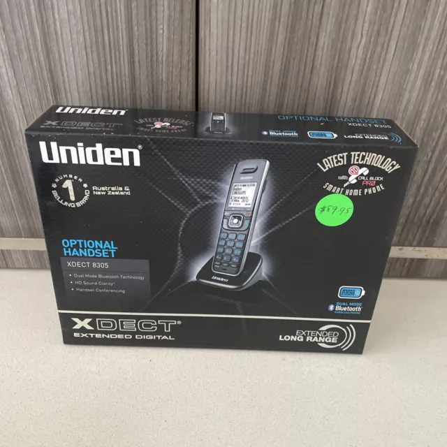 Uniden XDECT Optional Handset and Charge Base Extended Long Range