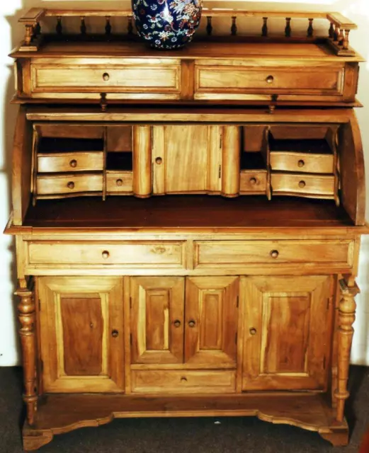 SÄULEN SEKRETÄR KOMMODE SECRETARY DESK Barock Biedermeier Empire 18 19 antik