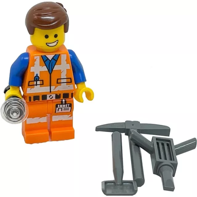 LEGO Movie 2 Emmet Minifigure with Tools Foil Pack (471905) Complete Minifig NEW 3