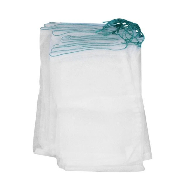 25 piezas bolsa de malla con cordón bolsa de malla de jardín planta