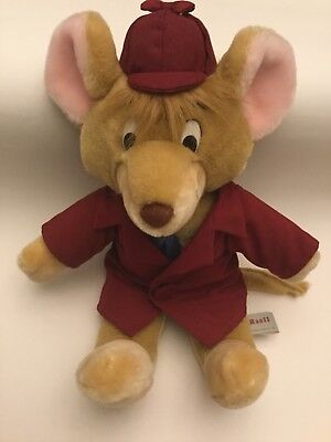 Basil Vintage 1986 Disney Caltoy Basil Great Mouse Detective 15" Plush Stuffed Animal 