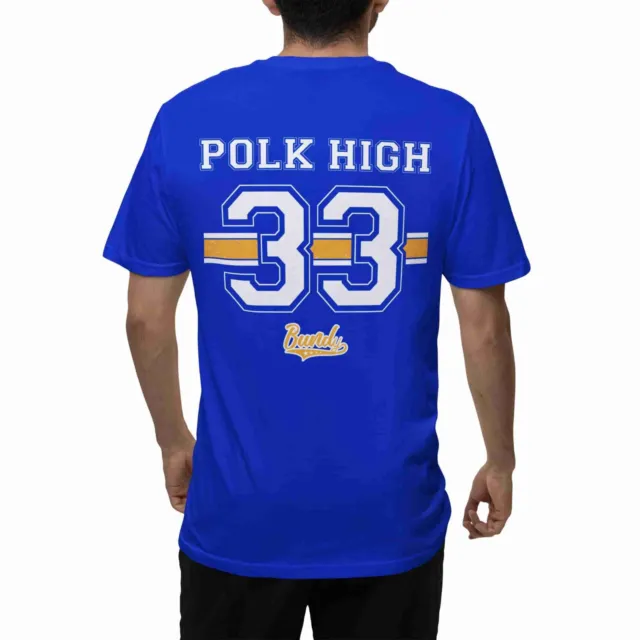 Polk high zahl front small back big or front big T-Shirt.   #F33 2