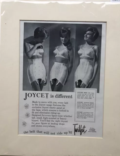 Original Vintage Matted 1950's Joycet by Twilfit Stocking Suspender Belts