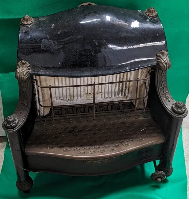 HUMPHREY RADIANT FIRE No 20 ANTIQUE GAS FIREPLACE HEATER CAST IRON GRATE  VINTAGE $74.99 - PicClick