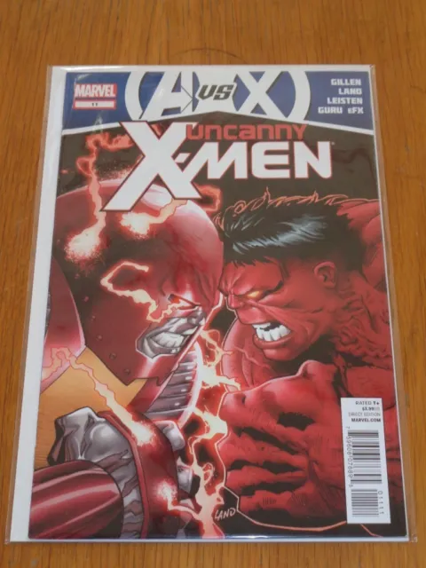 X-Men Uncanny #11 Marvel Comics A Vs X June 2012 Nm (9.4)
