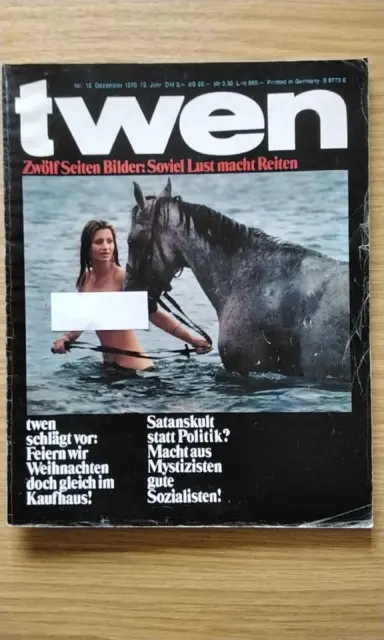 Twen Magazine  December 1970 German Young Women's Style  Jimi Hendrix plus