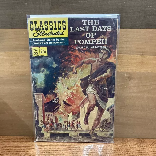 Classics Illustrated #35: The Last Days of Pompeii