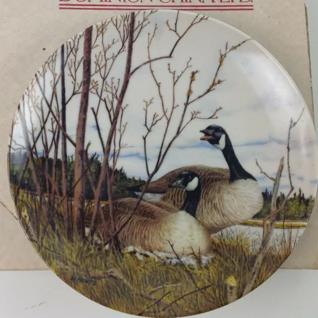 Dominion China Limited Edition Plate Donald Pentz Nesting Wings Upon the Wind