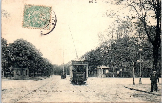 94 CHARENTON - entree du bois de vincennes.