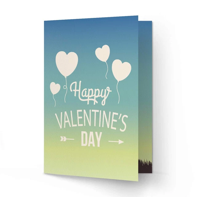 Happy Valentin Tag Grußkarten Multicolor für Paar