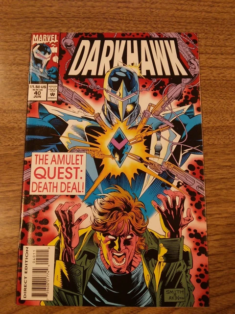 Darkhawk #40 (Marvel 1994) Lower Print Run - High Grade Vf/Nm