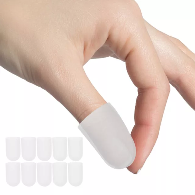 20x Gel Finger Ärmel Silikon für & Rissbildung