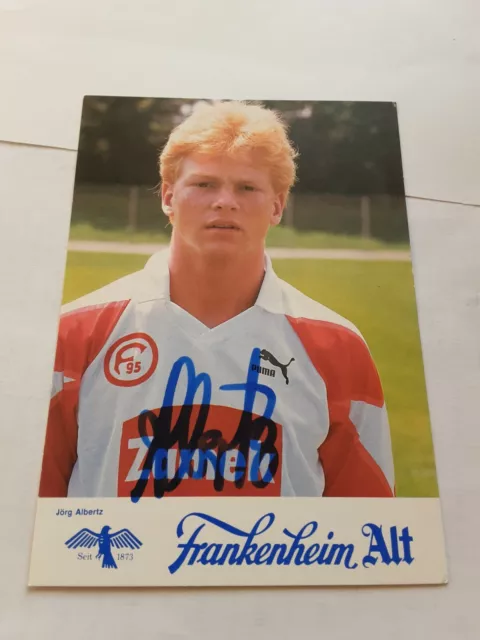 Signierte AK Jörg Albertz Fortuna Düsseldorf NEU