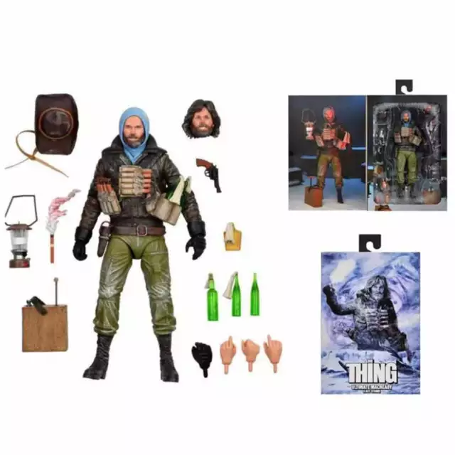 7" NECA The Thing MacReady V.3 (LAST STAND) Ultimate Action Figure Model Gifts