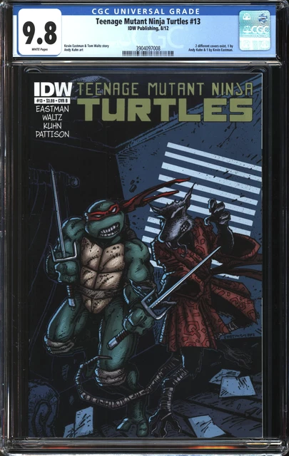 Teenage Mutant Ninja Turtles (2011) # 13 Kevin Eastman Variant CGC 9.8 NM/MT