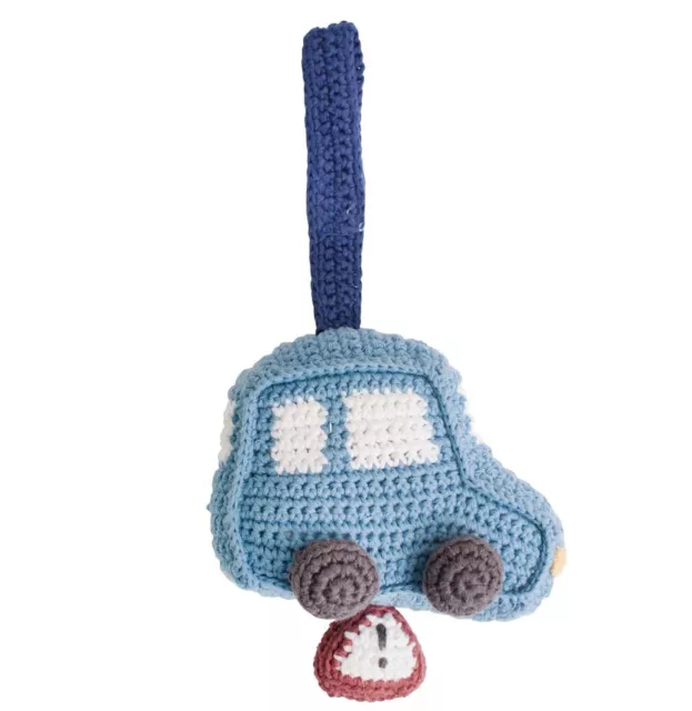 SEBRA Crochet Boîte à Musique Voiture Häkel Brahms Berceuse Guten Nuit Bonne