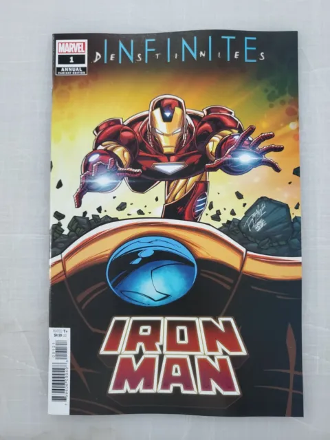 IRON MAN #1 ANNUAL Marvel Comics - VARIANT C COVER 2021 RON LIM