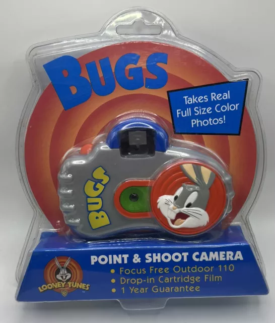 Vintage 1999 Looney Tunes Bugs Bunny 35mm Point & Shoot Camera NIP Sealed