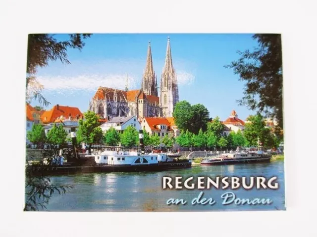 Regensburg Danube Fridge Photo Magnet,Germany,Travel Souvenir,New