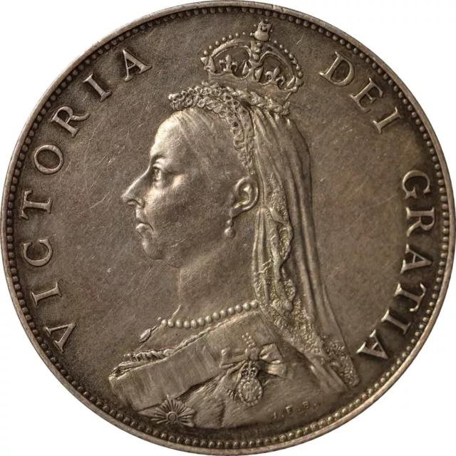 Great Britain 1887 silver florin Queen Victoria