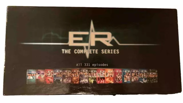 ER The Complete Series Season 1-15, DVD, 90-Disc box Set collection 331 episodes