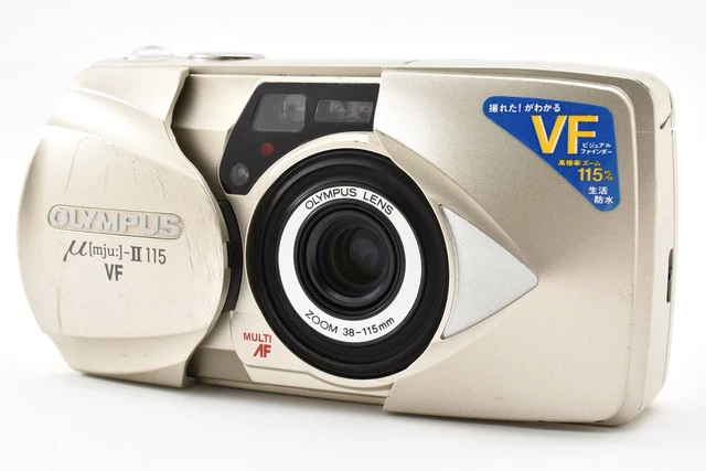 NEAR MINT+++] OLYMPUS μ mju II 115 VF Point & Shoot 35mm Film
