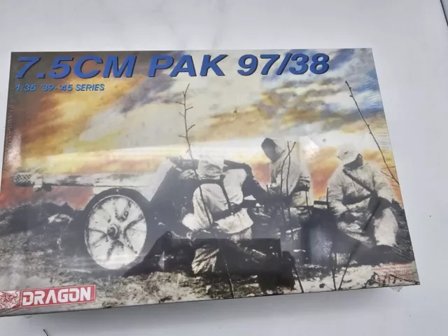 1:35 Dragon 6123 German 7.5CM PAK 97/38 Anti-tank gun Bausatz in OVP