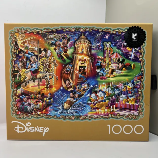 Buffalo Games 1000-Piece Silver Select Disney Mickey's Carnival