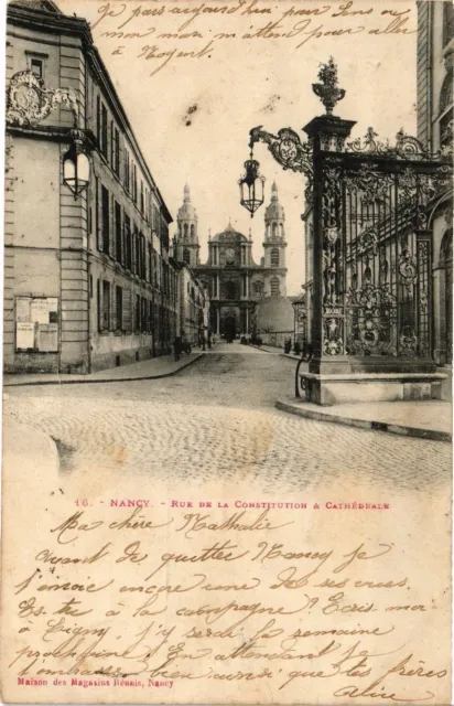 CPA Nancy-Rue de la Constitution & Cathédrale (187139)