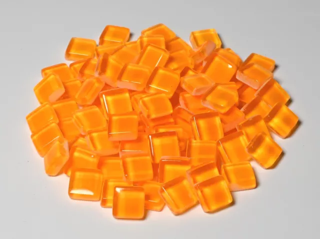 Soft Glas nachleuchtend ORANGE 1x1cm 200g SG51-10e 2