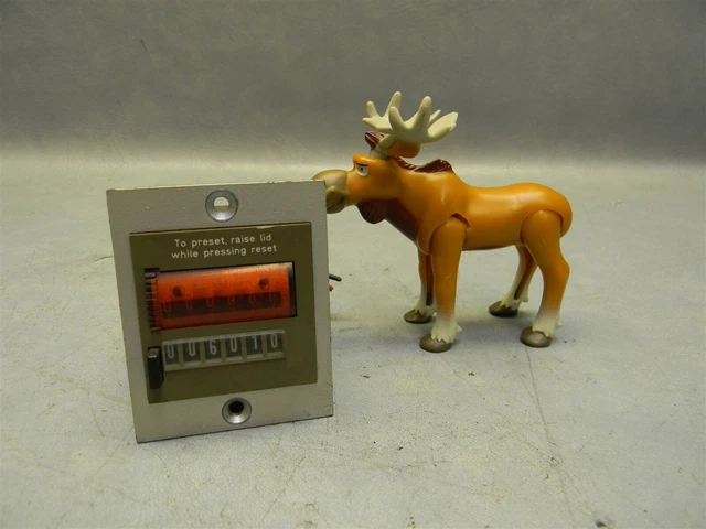 Hecon GO422 6-digit Counter manual reset Hengstler 110V