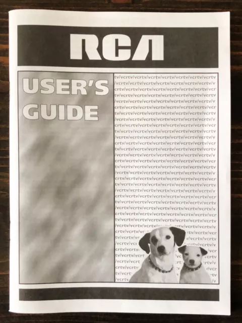 RCA -  T09085 9" TV / VCR Combo User's Guide (2001)