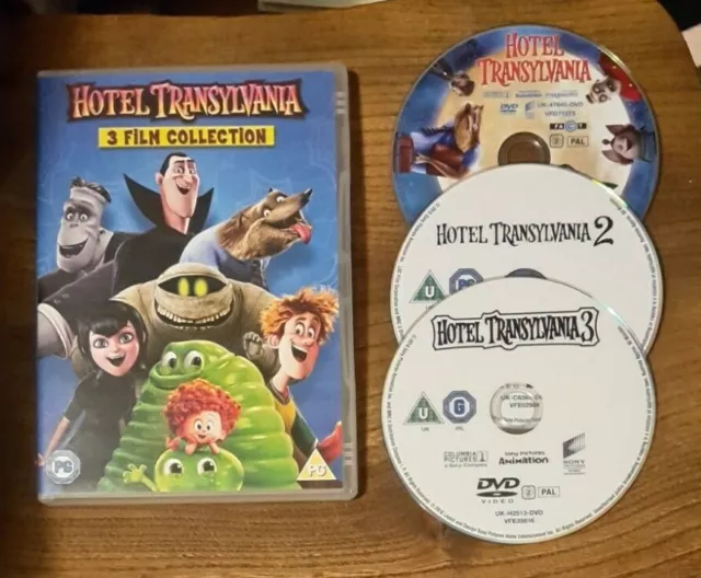 Hotel Transylvania 3 Film Collection DVD Set - VGC