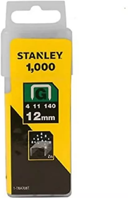 STANLEY Heavy Duty Staples (6mm,8mm,10mm,12mm,14mm)Type G 4,11,140