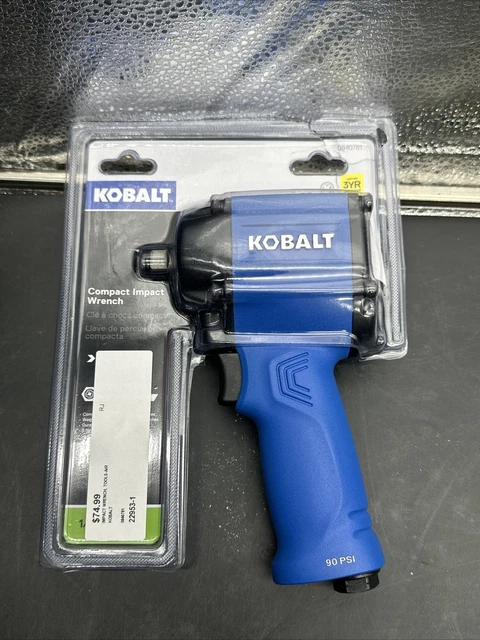 Nueva llave de impacto compacta neumática cobalto 1/2" 90-PSI (0840781)