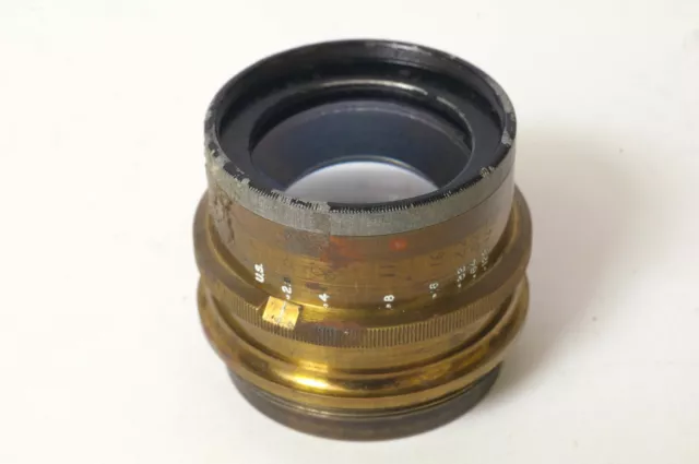 F97166~ Goerz Dagor 8.25” f/6.8 Series III Lens – Beautiful Glass – Repair/Parts