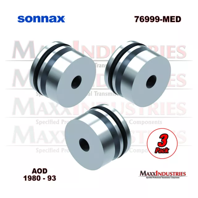 Sonnax 76999-MED Transmission End Plug Kit (O-Ringed) (Medium) AOD 80-93