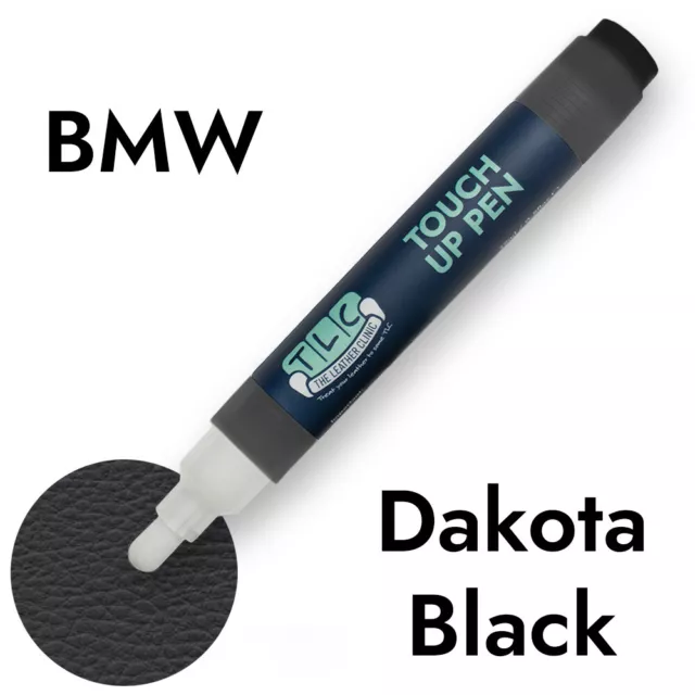 Leather Paint Touch Up Pen for BMW DAKOTA BLACK for scratches scuffs small  marks