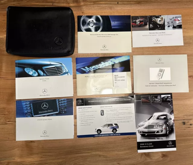 2008 Mercedes-Benz E-Class  Owner's Manual with Navigation Manual