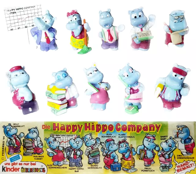 Happy Hippo Company ❤️  FERRERO 1994 ❤️   Satz mit 10 BPZ