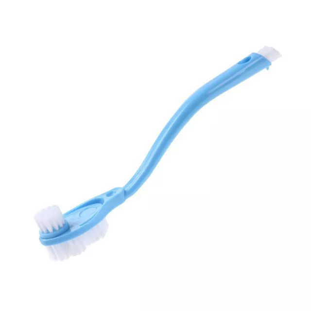 Double Head Long Plastic Handle Shoes Wash Brush Cleaner Sneakers Cleaning