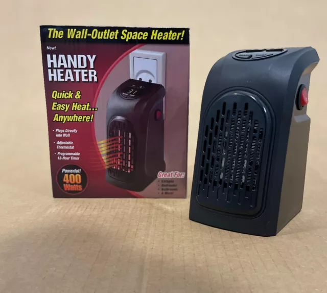 Handy Heater Plug-In Personal Heater For Quick And Easy Heat, 400 watt