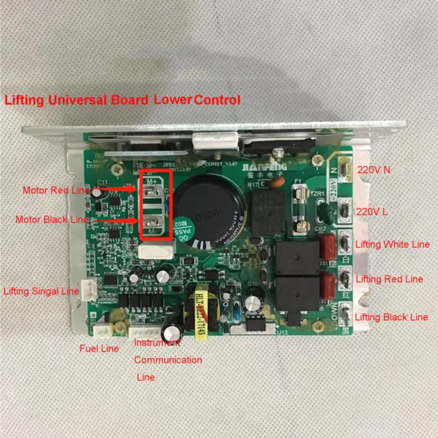 For DC 180V Motor Treadmill Controller External Universal Circuit Board Replace