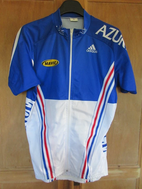Maillot Cycliste Vintage FFC Noret – Équipe De France, Taille 5/XL, Occasion