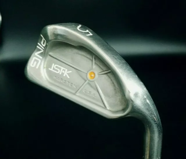 PING KARSTEN ISI-K Orange Dot 5 Iron Regular Flex Steel Shaft Tour Match Grip PING KARSTEN ISI-K Orange Dot 5 Iron Regular Flex Steel Shaft Tour Match Grip