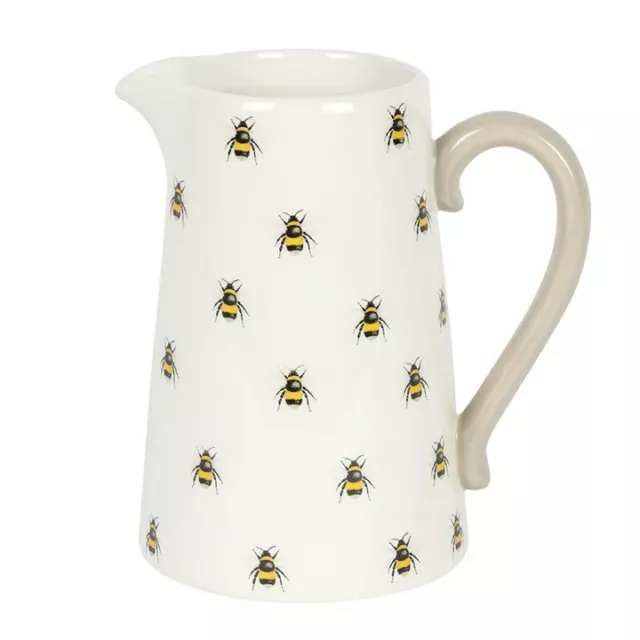 Various Ceramic 17cm Flower Jugs including Bee Print Perfect Gift for the Home 2