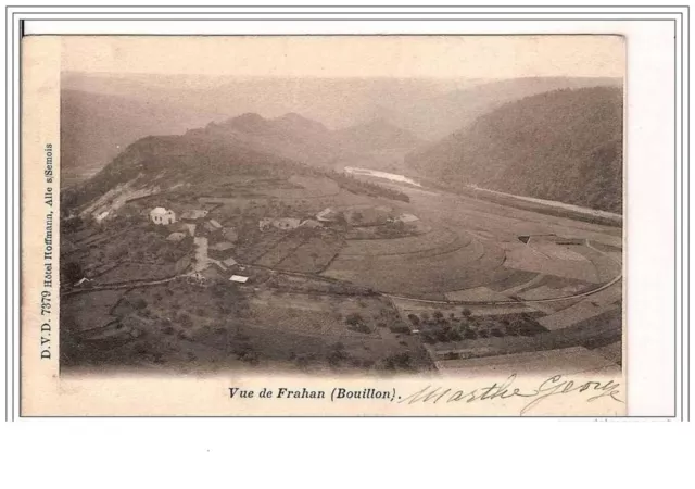 Belgique.bouillon.vue De Frahan.