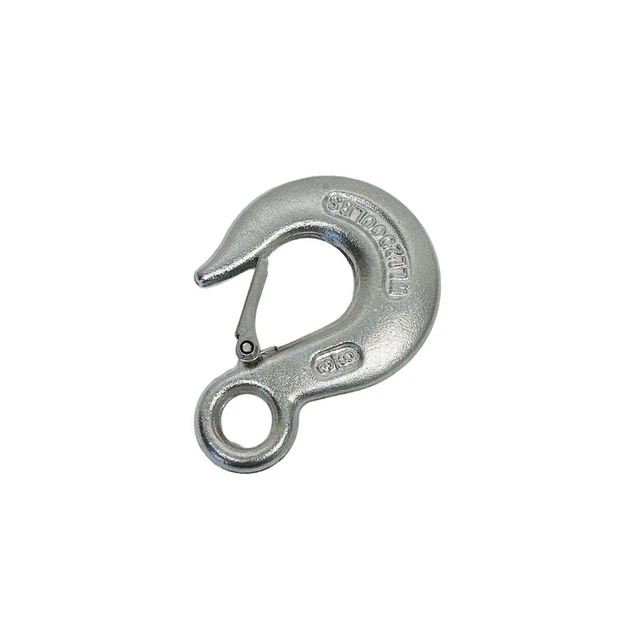 Marine Boat 1/4" Eye Slip Hook WLL 1,000 Lb Drop Forged Stainless Steel T316