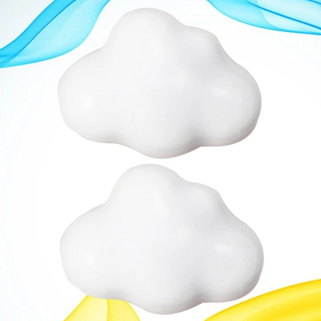 2 Pcs Cabinet Knob Dresser Ceramic Knobs Metal Cabinets Cloud Cabinet 2