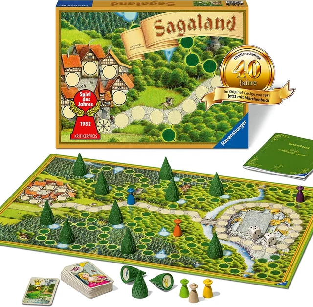 Ravensburger Sagaland 40 Jahre Jubiläumsedition Gesellschaftsspiel Für Familie 2